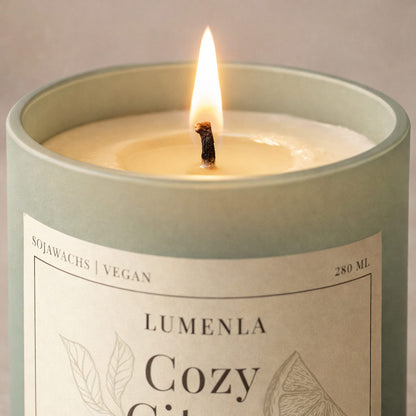 Cozy Citrus Sojawachskerze mit Ylang-Ylang, Tonkabohne und Patchouli